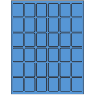 1.25" x 1.625"  Sheet Label