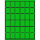 1.25" x 1.625"  Sheet Label