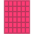 1.25" x 1.625"  Sheet Label