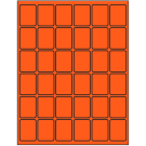 1.25" x 1.625"  Sheet Label