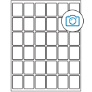 1.25" x 1.625"  Sheet Label