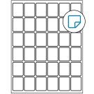 1.25" x 1.625"  Sheet Label