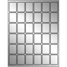 1.25" x 1.625"  Sheet Label