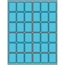 1.25" x 1.625"  Sheet Label