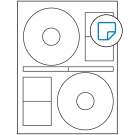 4.64" x 4.64"  Sheet Label