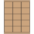 2.6875" x 2"  Sheet Label
