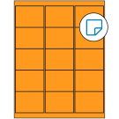 2.6875" x 2"  Sheet Label