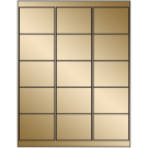 2.6875" x 2"  Sheet Label