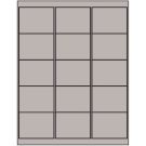 2.6875" x 2"  Sheet Label