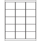 2.6875" x 2"  Sheet Label