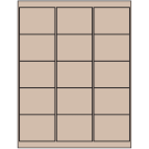 2.6875" x 2"  Sheet Label