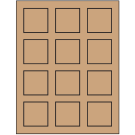 2" x 2"  Sheet Label