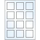 2" x 2"  Sheet Label