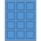 2" x 2"  Sheet Label