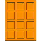 2" x 2"  Sheet Label