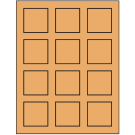 2" x 2"  Sheet Label