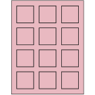 2" x 2"  Sheet Label