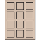 2" x 2"  Sheet Label