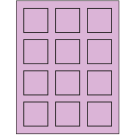 2" x 2"  Sheet Label