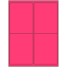 4" x 5"  Sheet Label