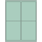 4" x 5"  Sheet Label