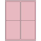 4" x 5"  Sheet Label