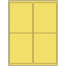 4" x 5"  Sheet Label