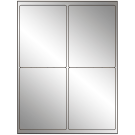 4" x 5"  Sheet Label