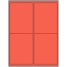 4" x 5"  Sheet Label