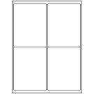 4" x 5"  Sheet Label