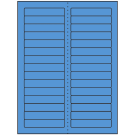 3.4375" x 0.667"  Sheet Label