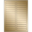 3.4375" x 0.667"  Sheet Label