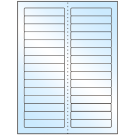 3.4375" x 0.667"  Sheet Label