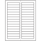 3.4375" x 0.667"  Sheet Label