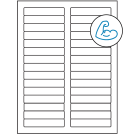 3.4375" x 0.667"  Sheet Label