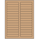 3.4375" x 0.667"  Sheet Label