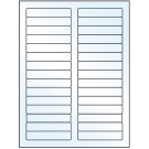 3.4375" x 0.667"  Sheet Label