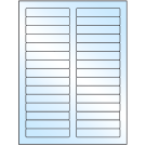 3.4375" x 0.667"  Sheet Label