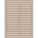 3.4375" x 0.667"  Sheet Label