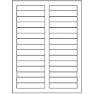 3.4375" x 0.667"  Sheet Label