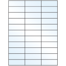 2.83" x 1"  Sheet Label