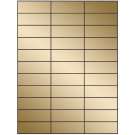 2.83" x 1"  Sheet Label