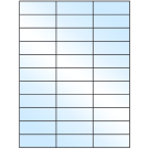 2.83" x 1"  Sheet Label