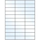 2.83" x 1"  Sheet Label