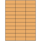 2.83" x 1"  Sheet Label