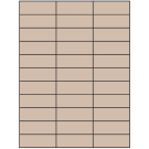 2.83" x 1"  Sheet Label