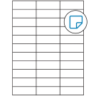 2.83" x 1"  Sheet Label