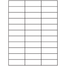 2.83" x 1"  Sheet Label