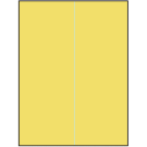 8.5" x 11"  Sheet Label