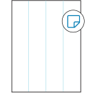 8.5" x 11"  Sheet Label